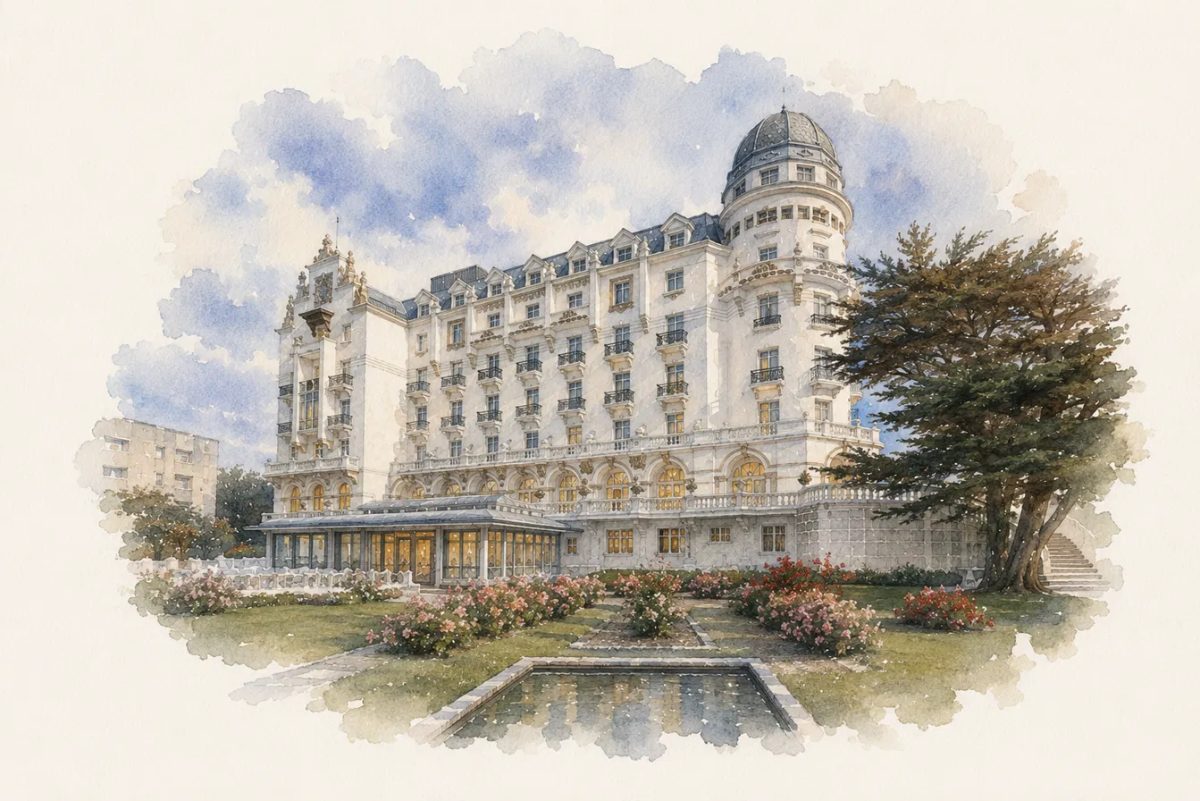 Acuarela del Eurostars Hotel Real