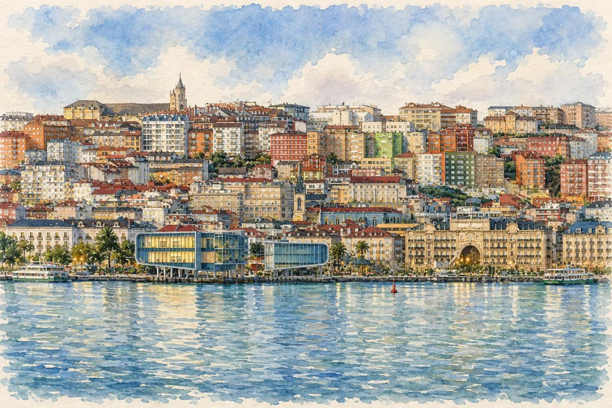 Panorámica de la bahía de Santander